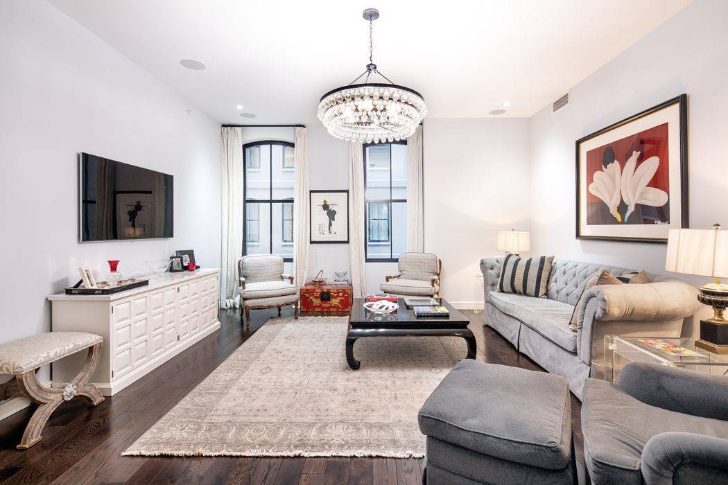 Spectacular 2 Bed, 2. 5 Bath plus large Den, which easily functions as a third Bedroom, in the heart of Tribeca !