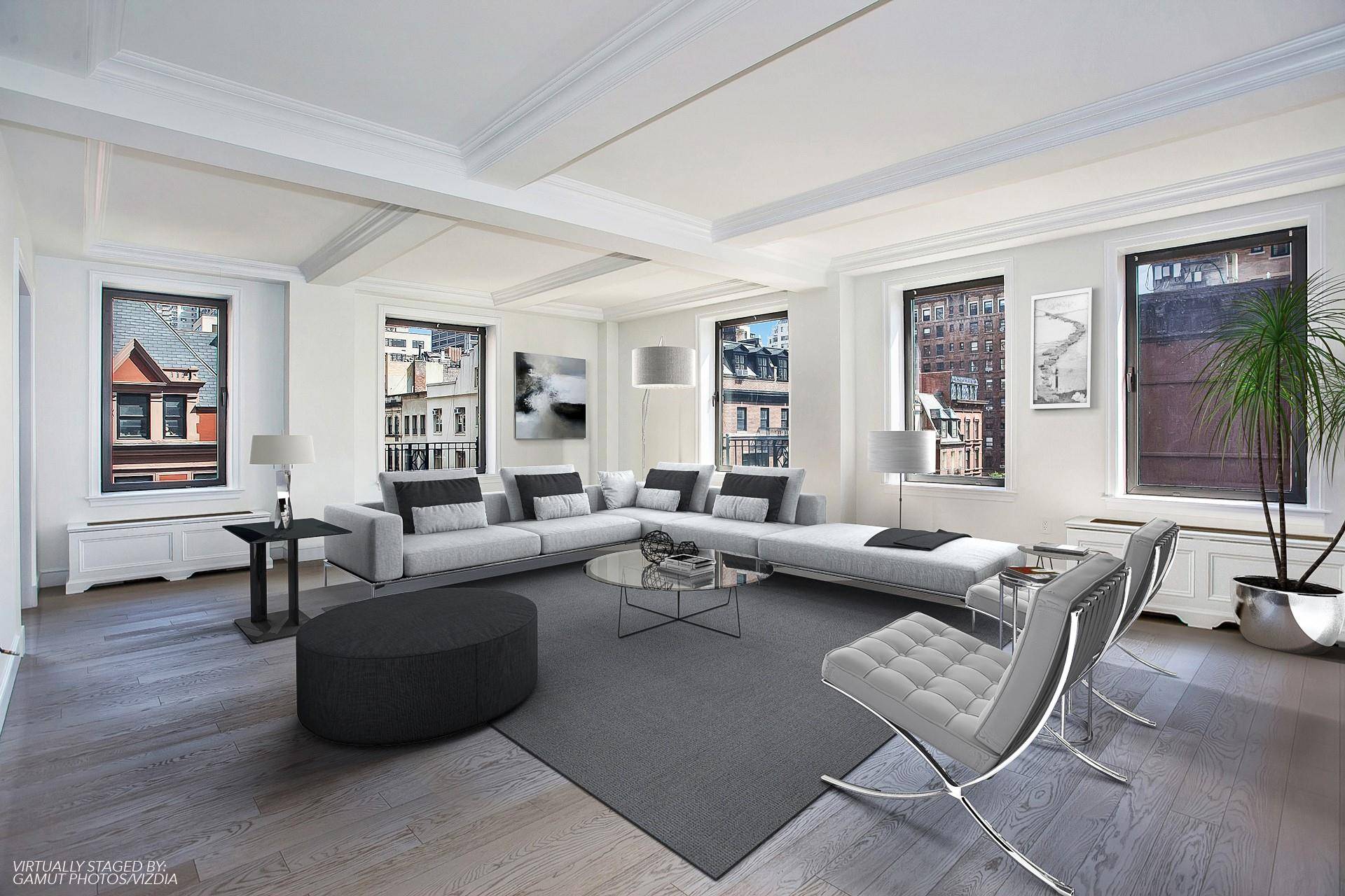 A long awaited C line apartment has finally come to market at coveted 15 East 69th Street !