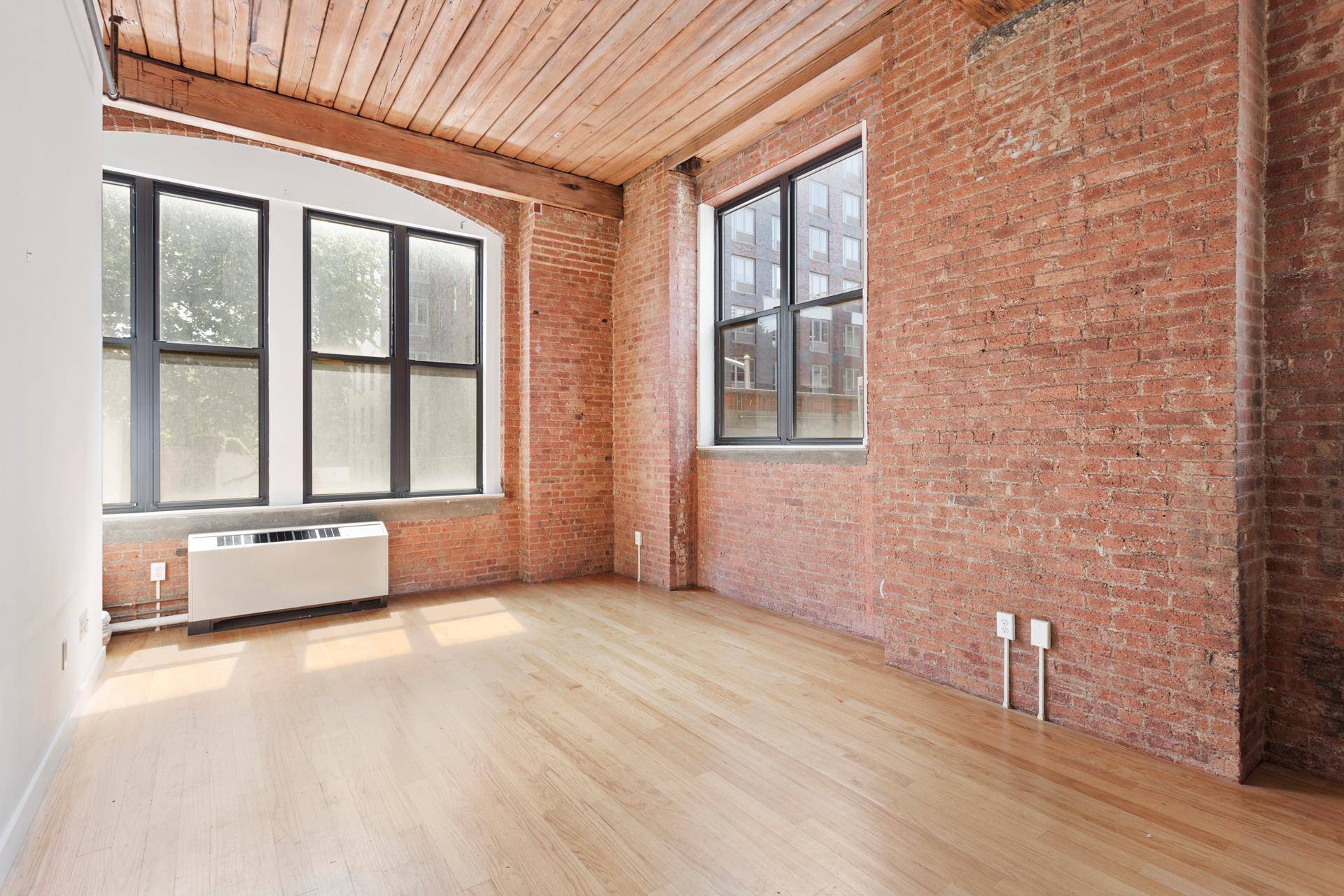 RENT STABILIZED ! ! ! Upon entering this spacious corner, one bedroom one bathroom at the Wythe Confectionary, you are immediately captivated by the original exposed brick, wooden beams and ...