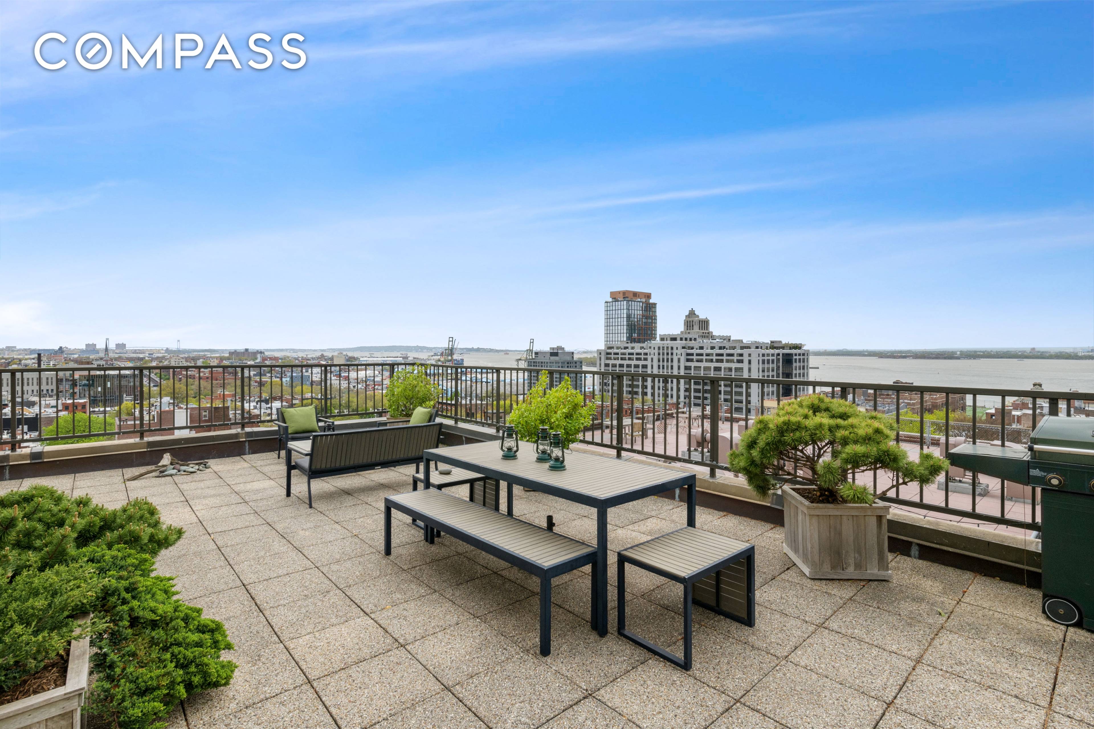 THIS PENTHOUSE HAS THE LARGEST PRIVATE OUTDOOR SPACE WITH VIEWS IN NYC AT THIS PRICE POINT CHECK OUT THE VIDEO FOR SOME AMAZING DRONE SHOTS This magnificent 2 bedroom, 2 ...