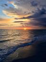Beautiful beach sunset