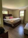 Bedroom with walk in closet