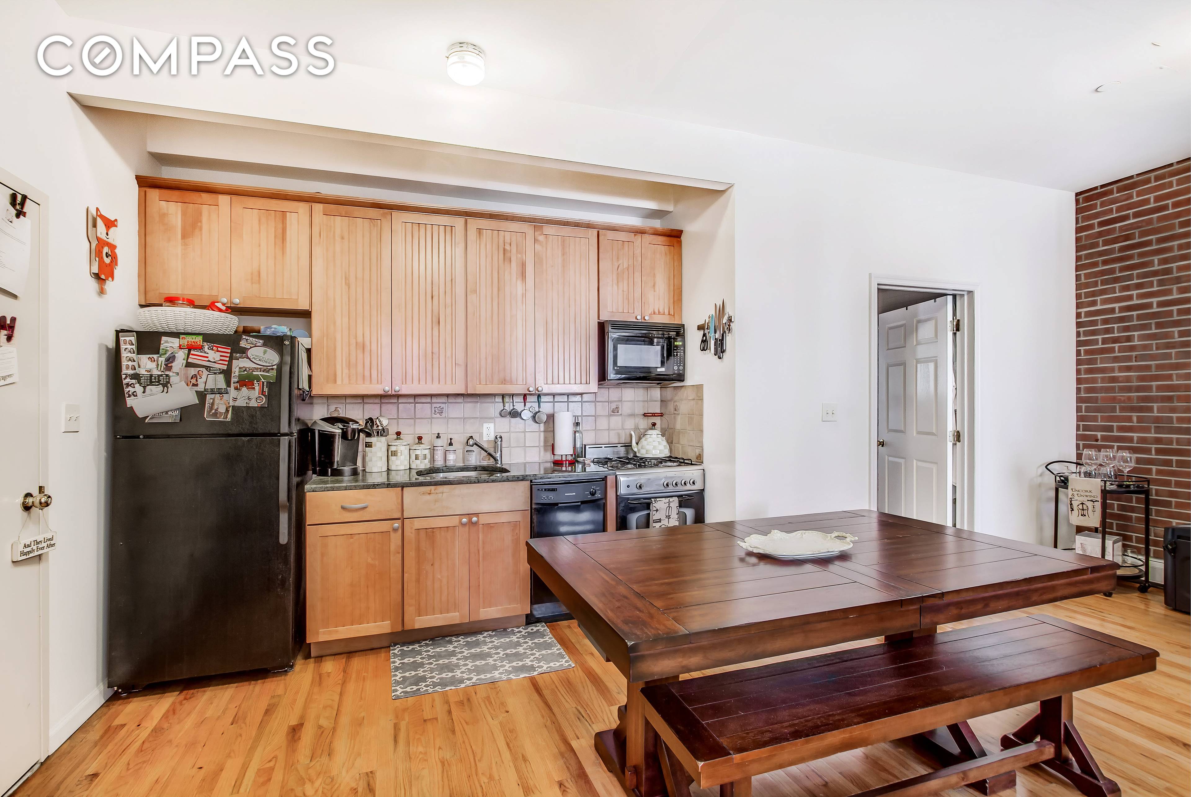 Williamsburg Spacious 2BD 1BA with Tall Ceilings, Exposed Brick, Open Kitchen with M W, D W, and Washer Dryer In Unit This fully modernized home consists of a spacious layout ...