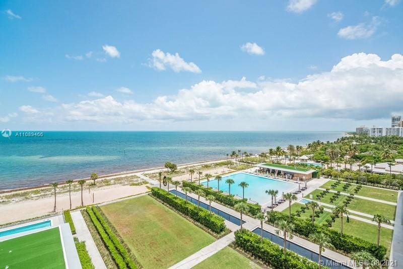 Gorgeous, finely finished flow through unit at the exclusive Beachfront Oceana in Key Biscayne !