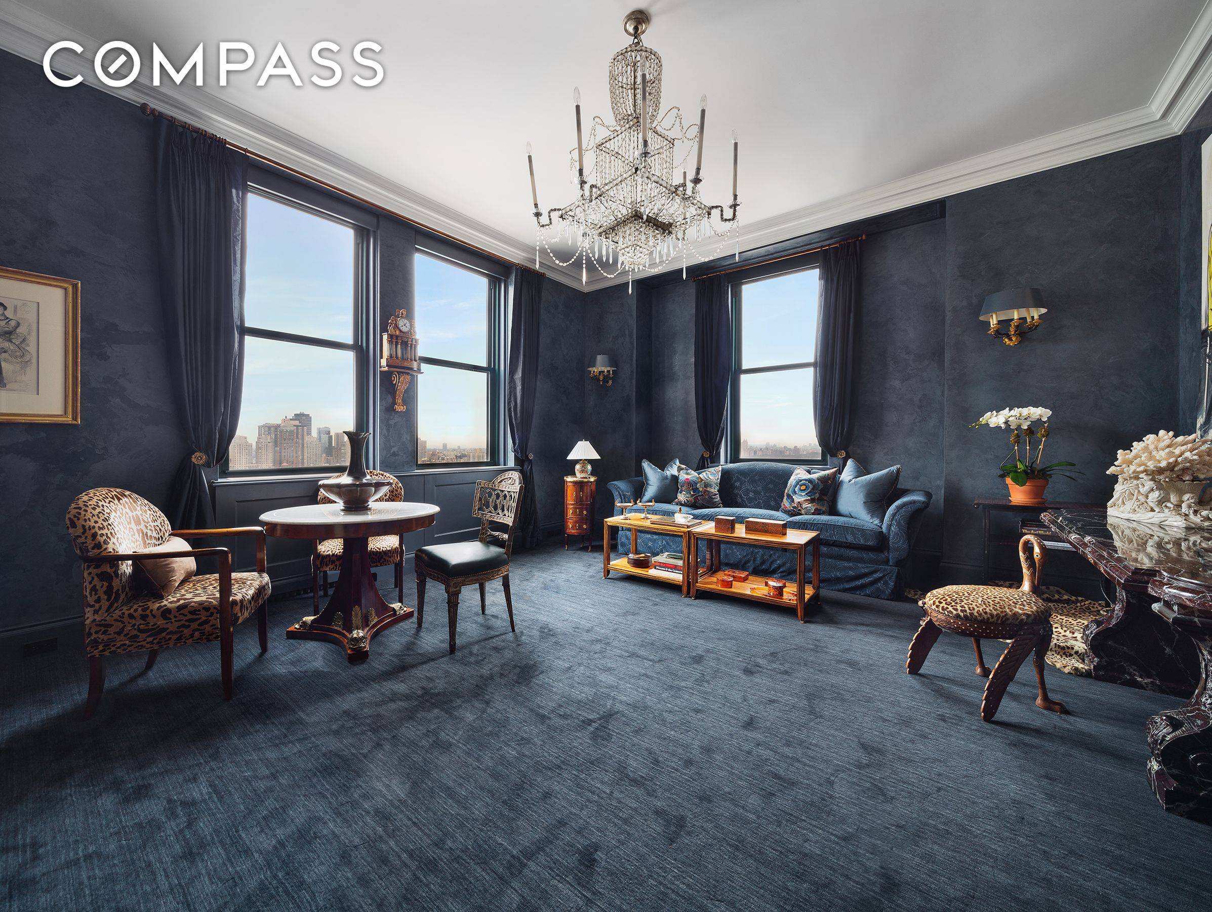 Brilliant light and panoramic park and city views from every room at one of the finest addresses in Manhattan.