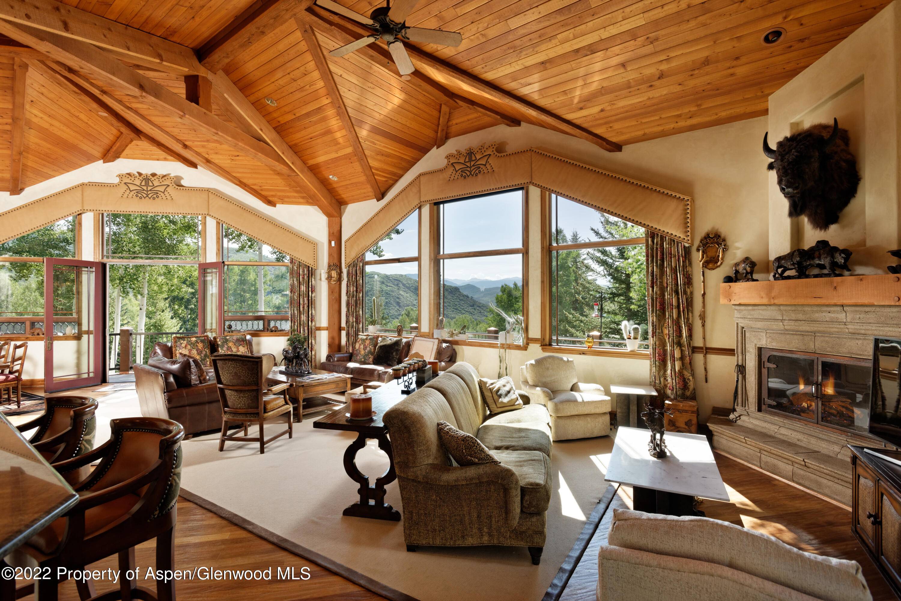 This 4 bedroom Horse Ranch home in Snowmass Village has the best of all worlds.