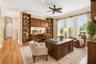 Virtually Staged upstairs office flex area