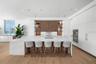 Kitchen hosts a hidden scullery in the kitchen