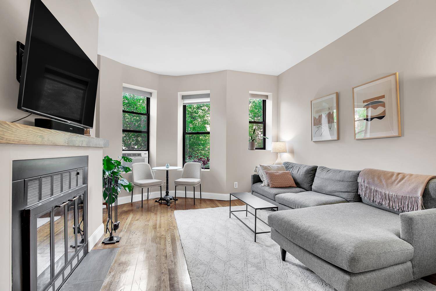 Impeccably updated 2 bedroom 1 bathroom floor through apartment at 18 Lincoln Place, a boutique 8 unit co op on a prime tree lined Park Slope block !