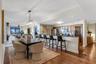 Open concept floor plan
