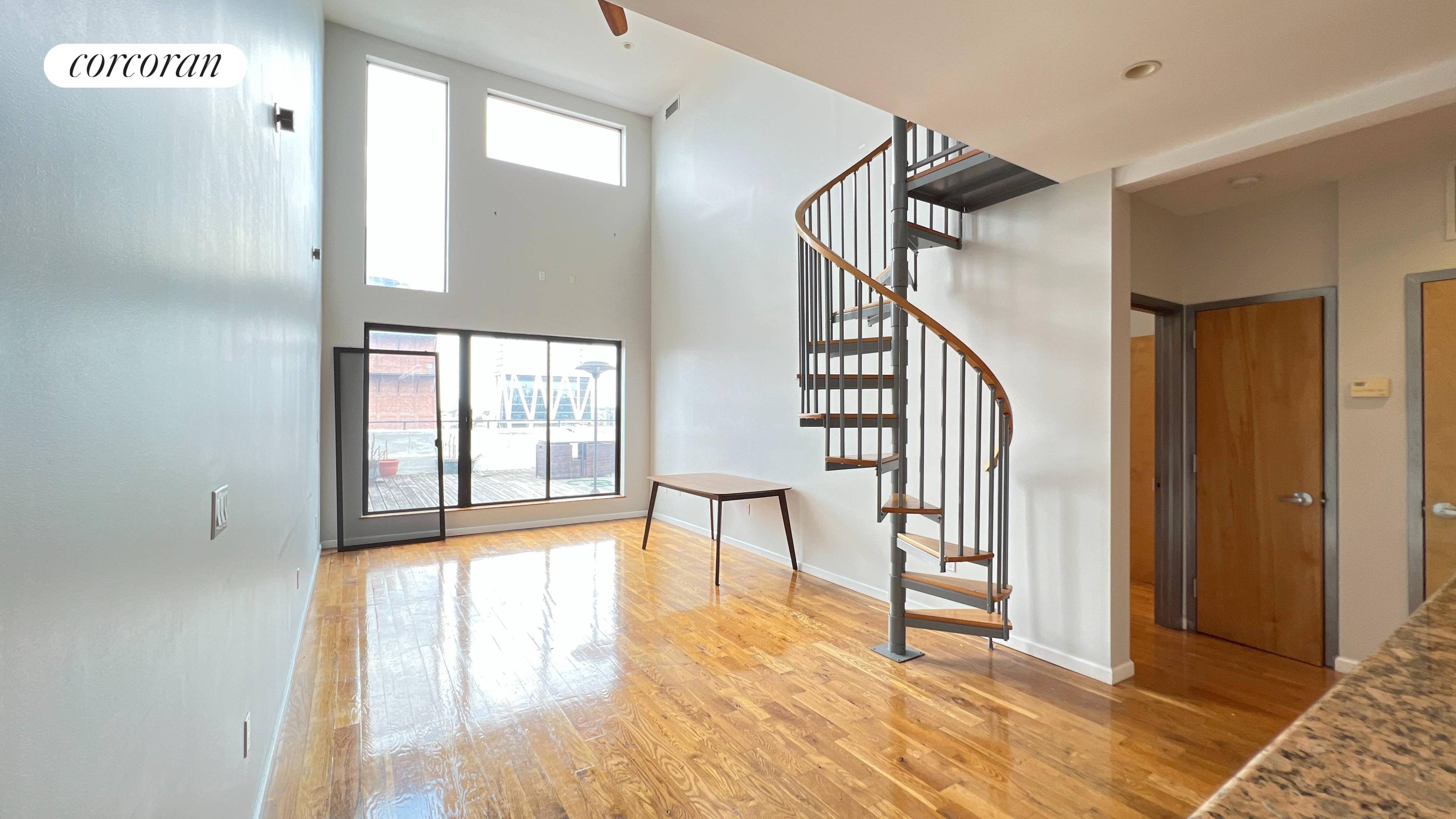 Gorgeous Penthouse Duplex With Large Outdoor Space For Rent in the heart of North Williamsburg.