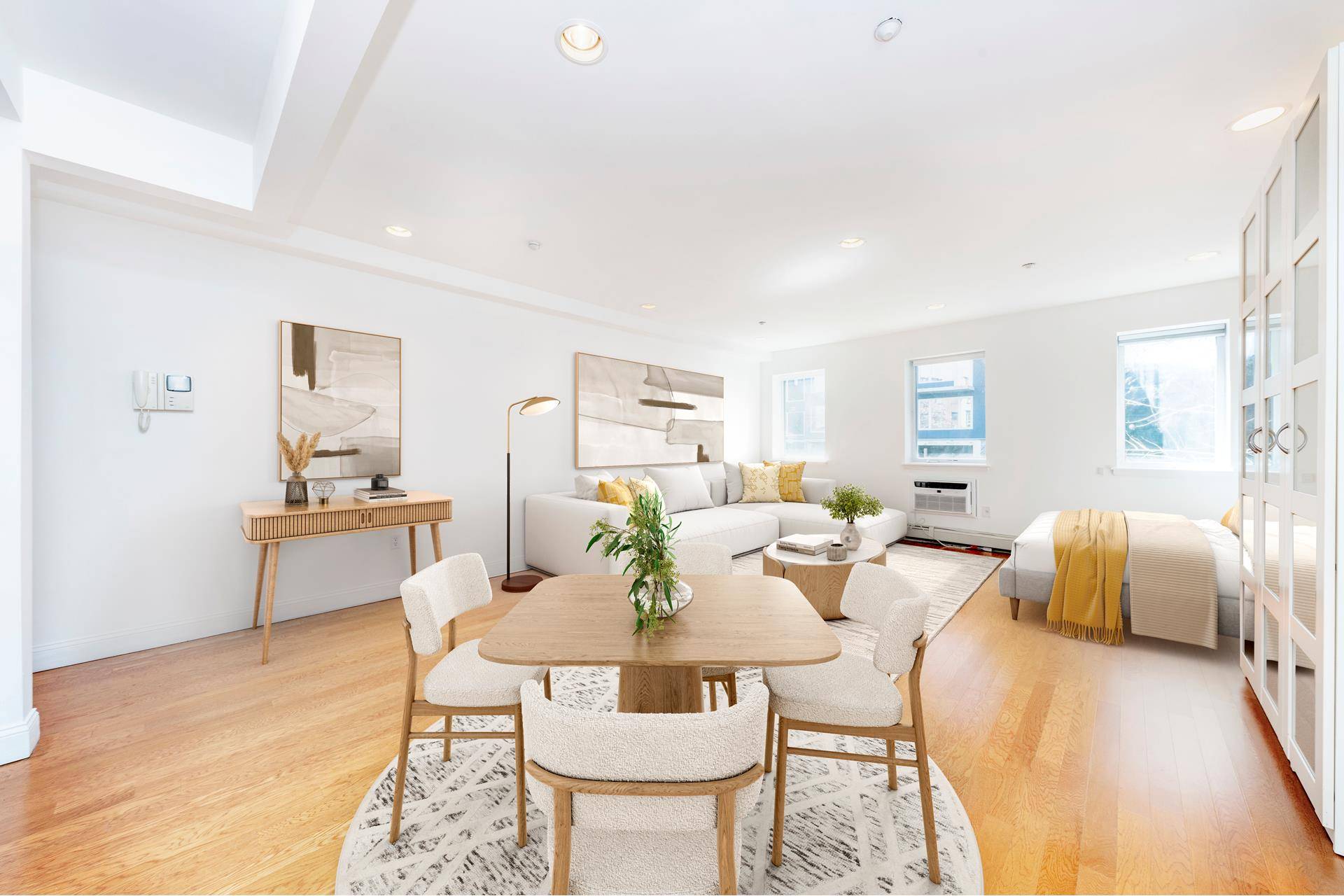46 Lefferts Place Unit 2B a boutique Condominium on a beautiful townhouse tree lined block in Clinton Hill.