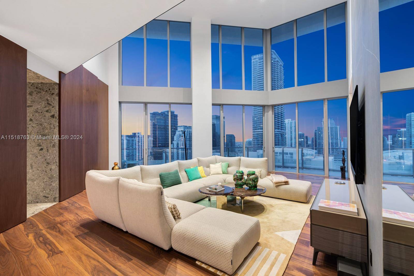 Welcome to the epitome of luxury living in the heart of Brickell.