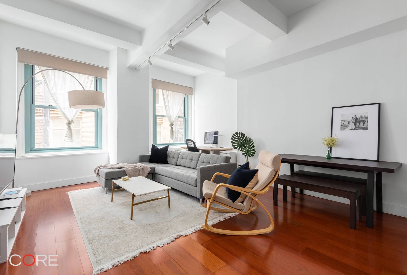 Residence 10E is an ideal pre war loft for downtown living.