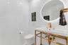 Powder Room off the kitchen/living