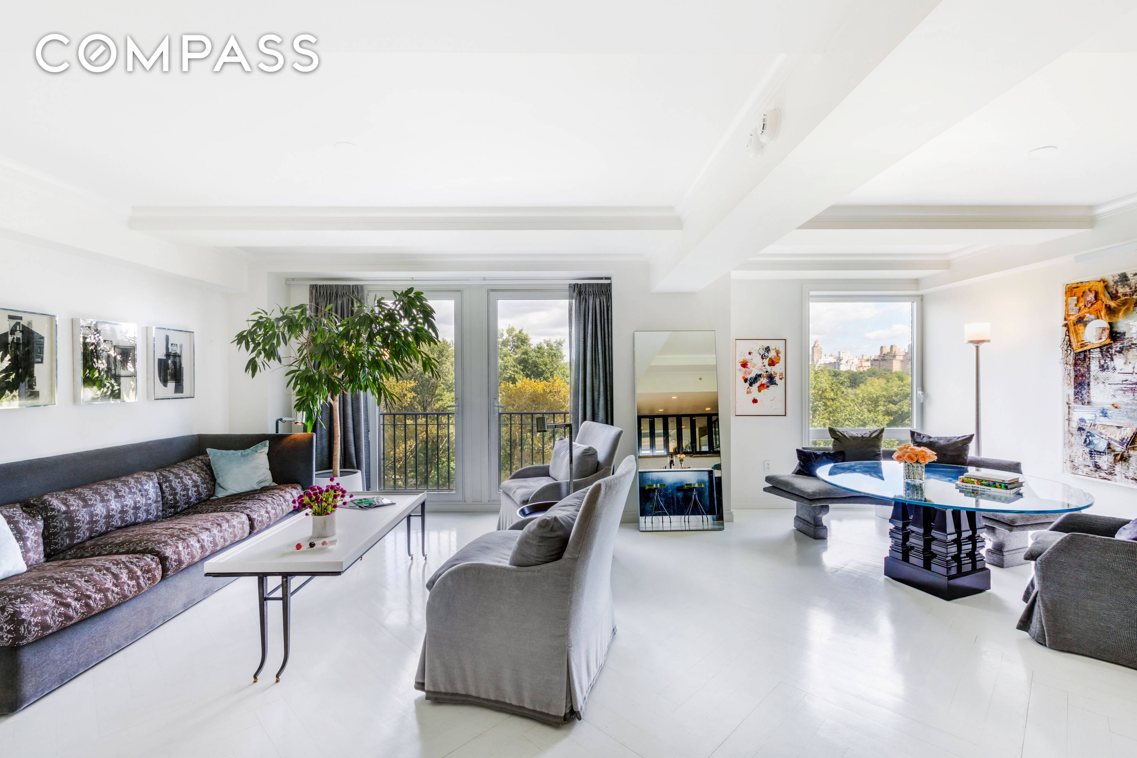Gracious luxury living, astonishing Central Park views from every room and world class hotel services distinguish this mint condition, newly renovated 2 bedroom, 2.