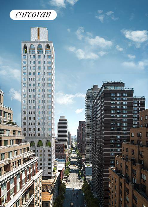 Residence 28A at 180 East 88th Street captures expansive views to the south, north and east.