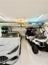 Spacious two car garage with abundant storage for all of your beach and boating gear