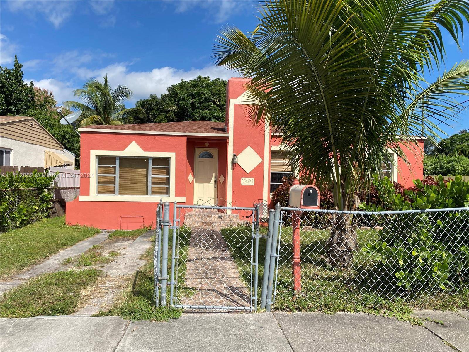 Spacious 3 bedroom 1 bedroom home on a large corner lot, property features newer roof updated bathroom, tile floors large back yard with mature fruit trees.
