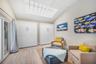 As you enter from the main studio are of the Casita you will find vaulted ceilings, 2 Queen size Murphy beds, a comfy sitting area, original artwork b