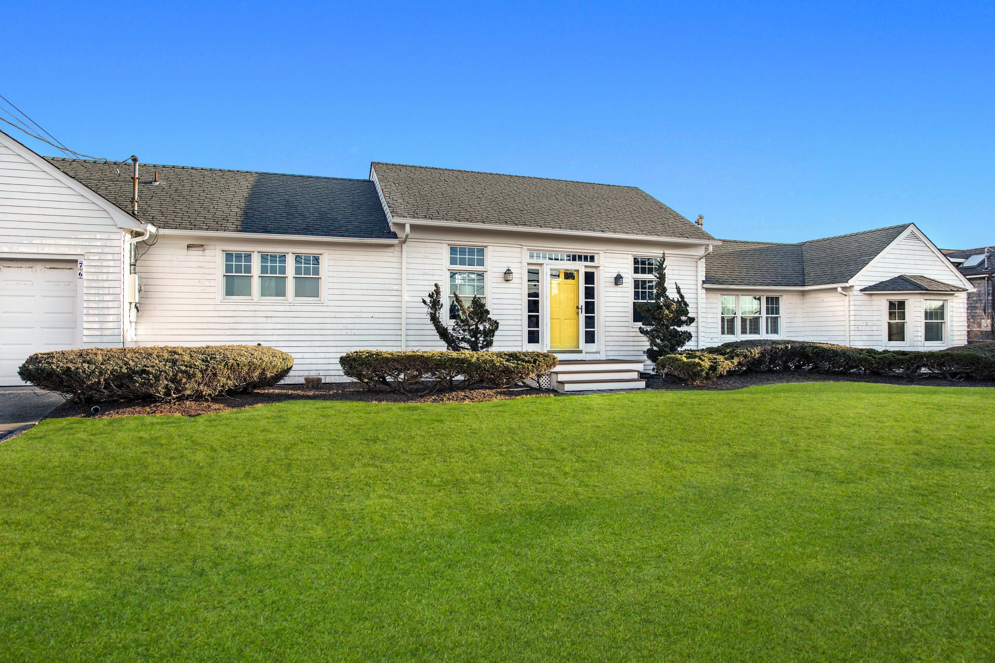 Ideal Quogue Village rental situated on the prestigious Dune Road