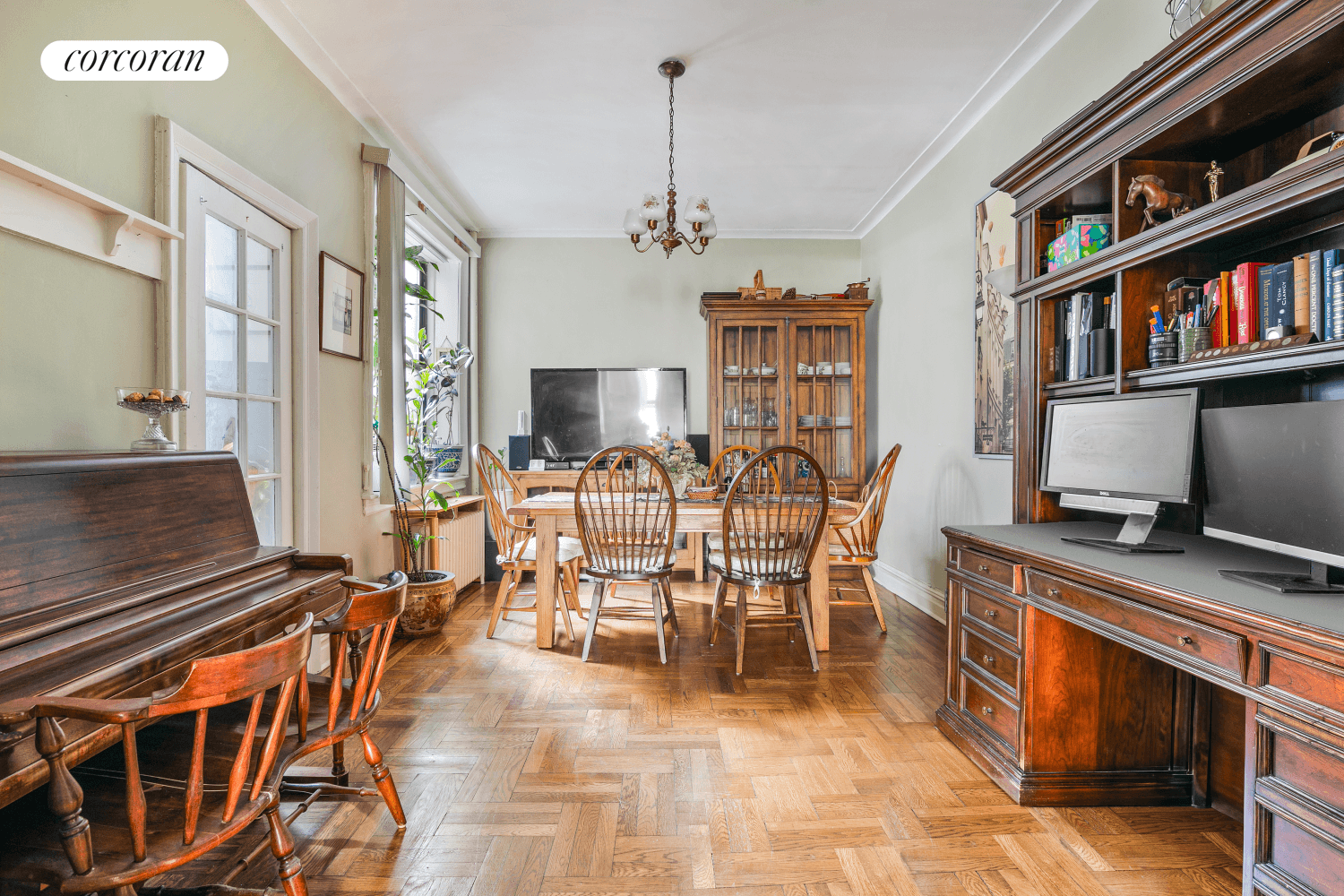 Experience prewar charm in this delightful 2 bedroom Co operative on the first floor.