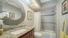 Remodeled guest bathroom.