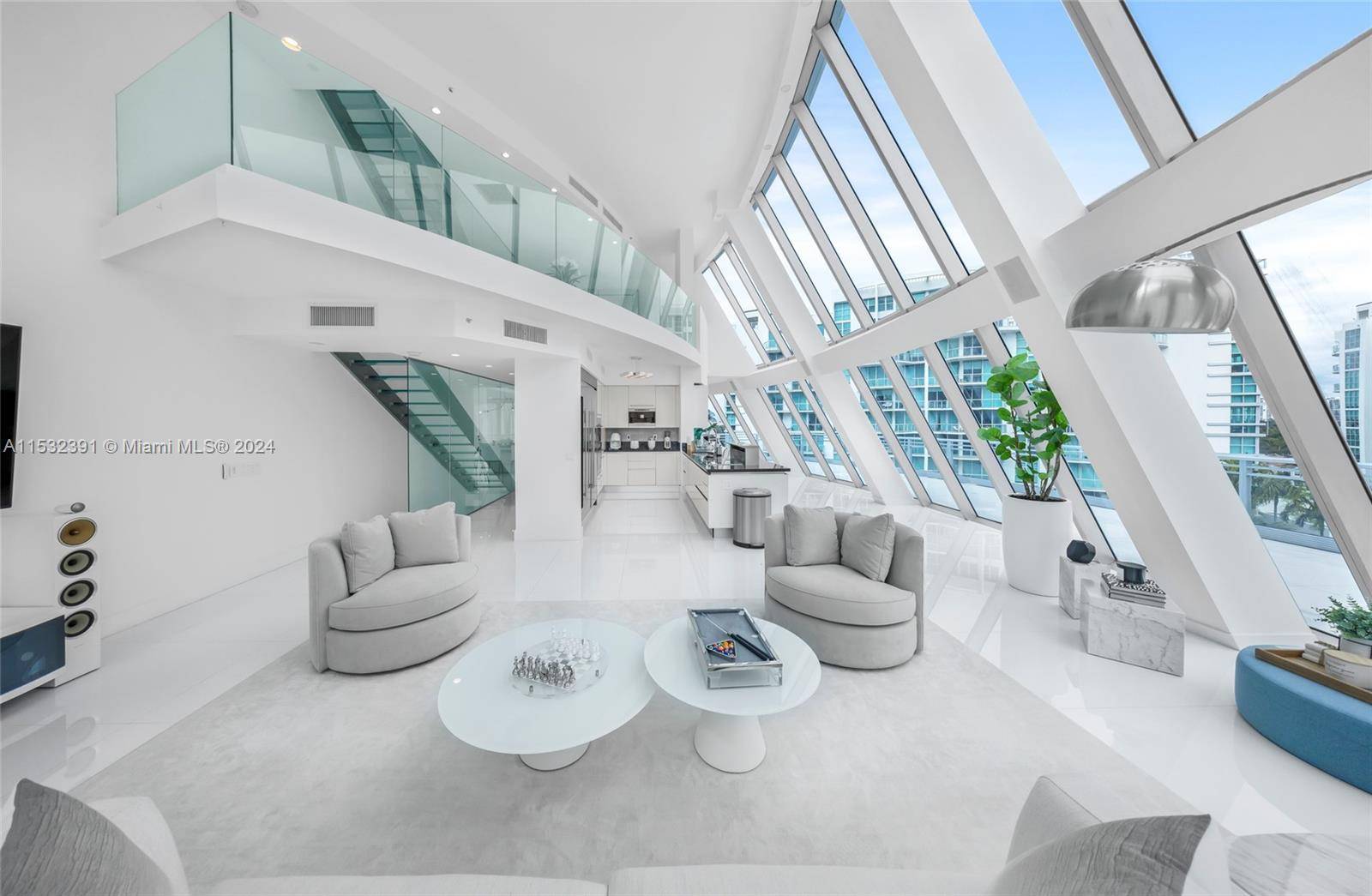 Modern TRI LEVEL Penthouse plus ROOF TOP in the prestigious Artech Aventura.
