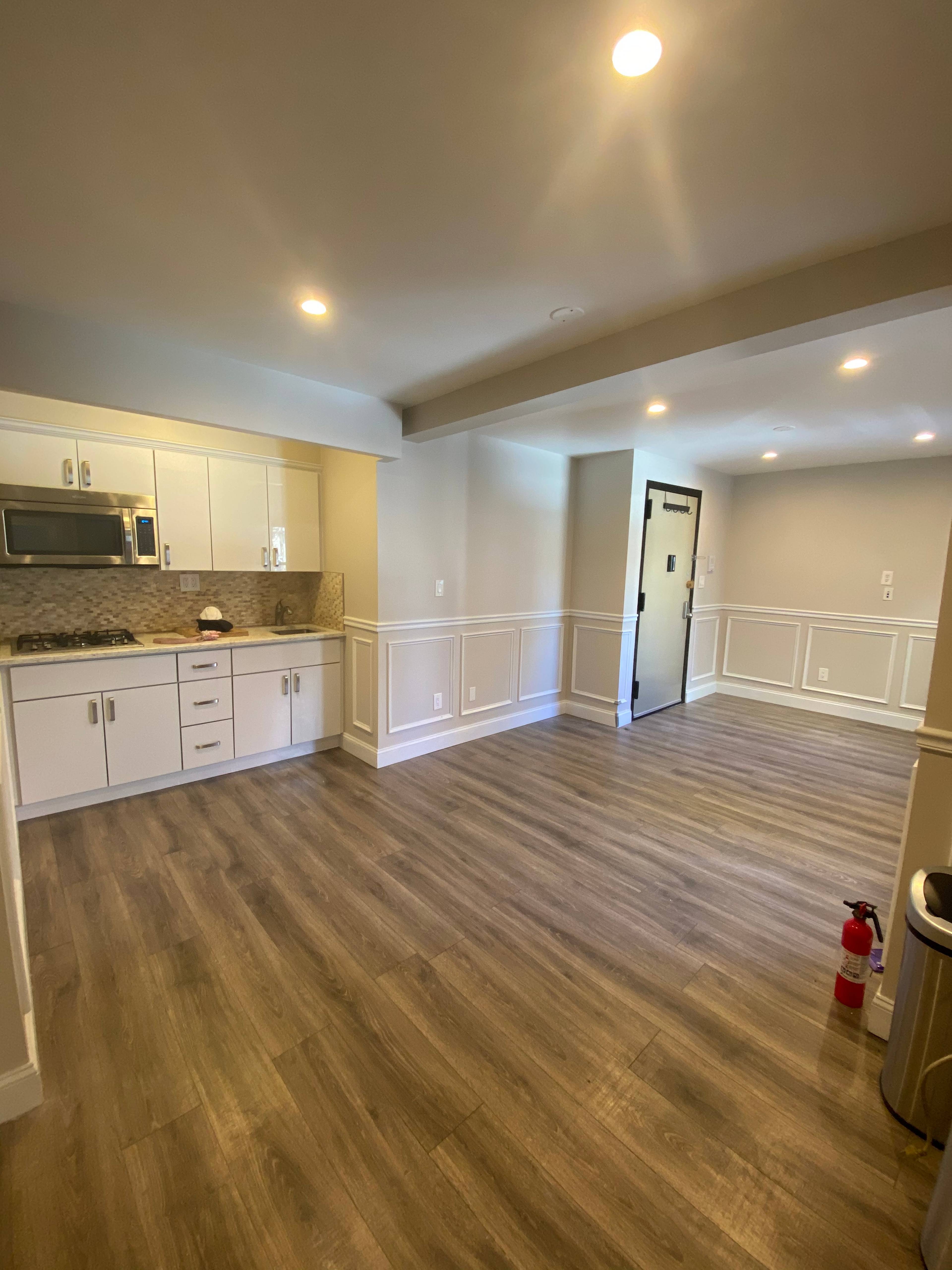 X Large One Bed One Bath Southwest Exposure Total renovated unit Open Kitchen Two window A C in unit Near the new 14 screen Regal theater, The Essex Market, also ...