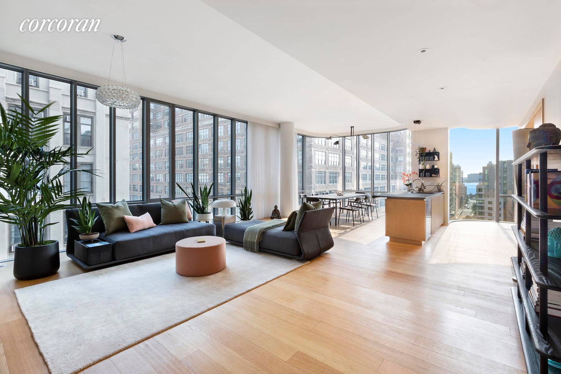 Welcome to SoHo's most impressive building in this stunning two bedroom, two and a half bathroom residence at Renzo Piano's 565 Broome Street.
