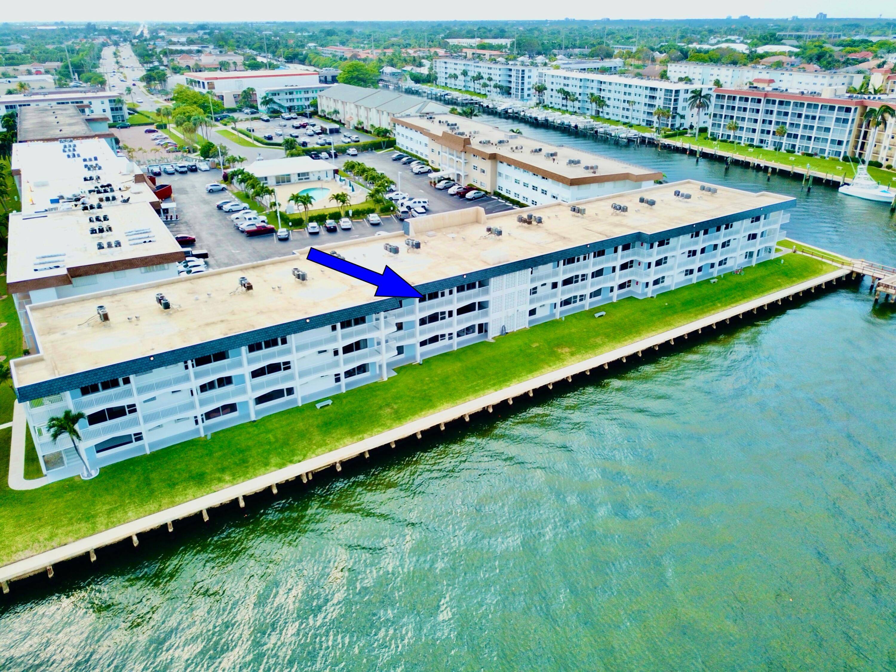 SPECTACULAR INTRACOASTAL VIEWS, DESIRABLE EAST EXPOSURE, AND IS LOCATED JUST OFF THE INTRACOASTAL.