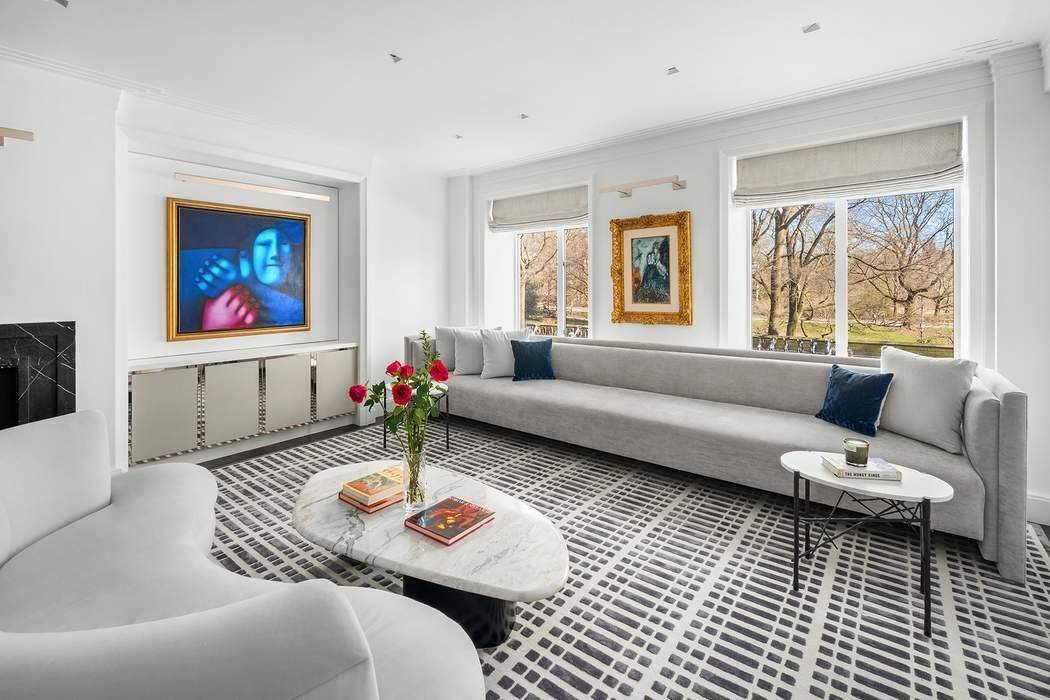 FIRST SHOWINGS APRIL 8, 2024 This sunny 4 BR, 4000 SF Central Park facing co op at the Majestic, originally ten rooms, now eight, is as close to brand new ...