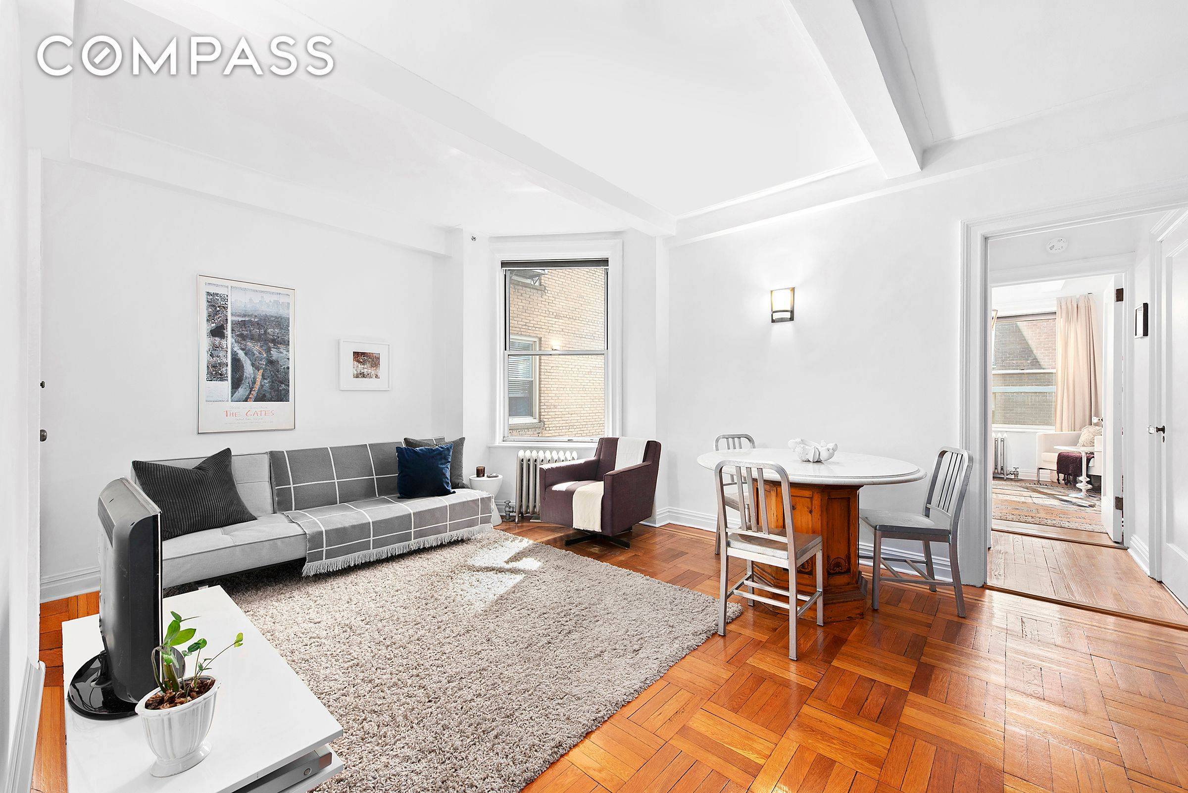 Welcome home to 345 West 55th Street Residence 3D, a beautiful, pin drop quiet pre war 1 bedroom home on the most sought after block in Hell s Kitchen.