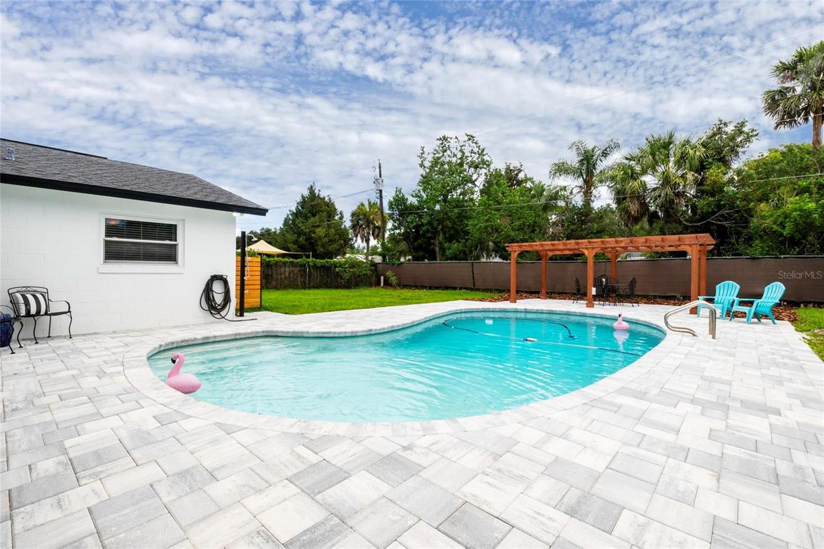 Pool With Pergola