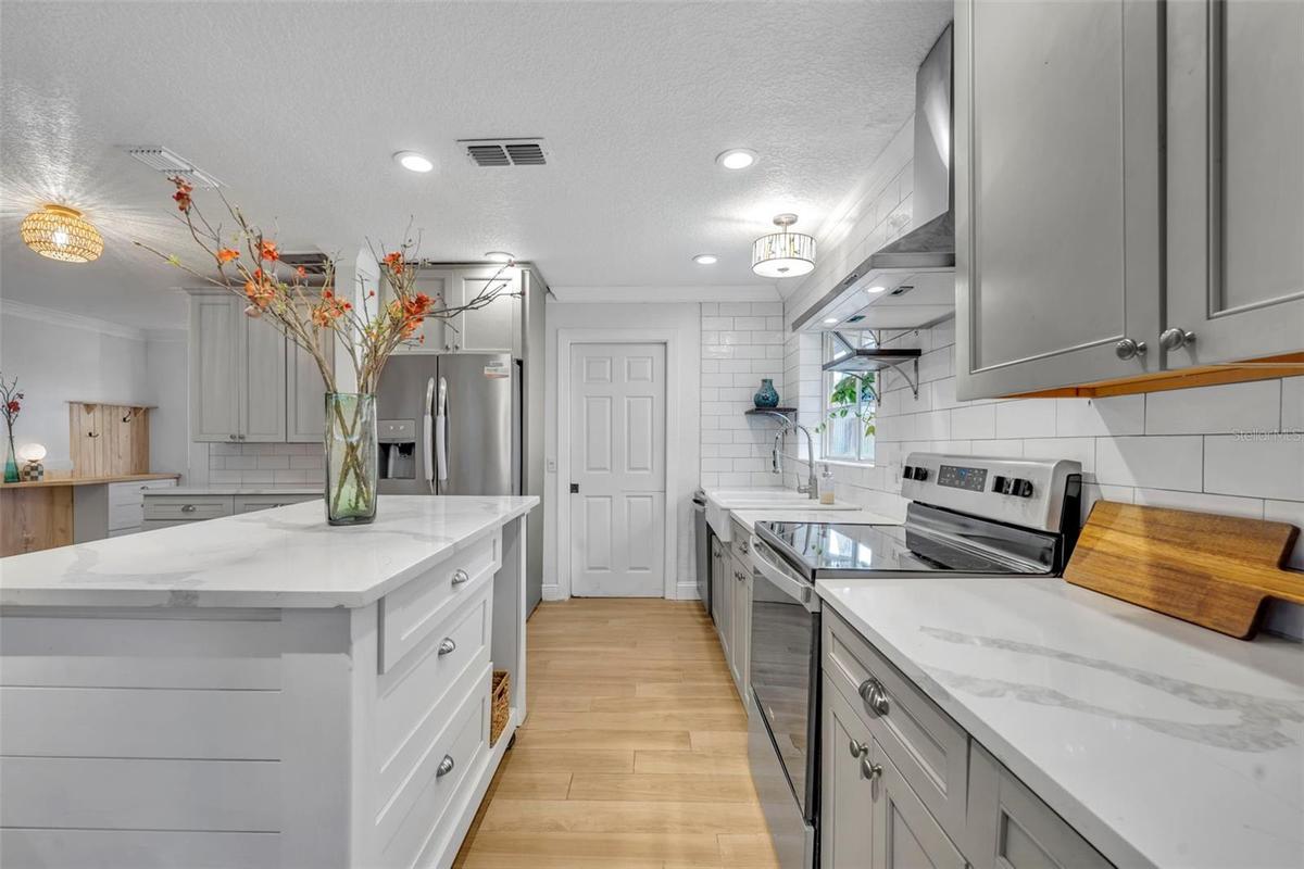 New stainless appliances