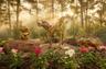 Disney friends in nature sculpture program