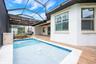 Custom pool and seating area.