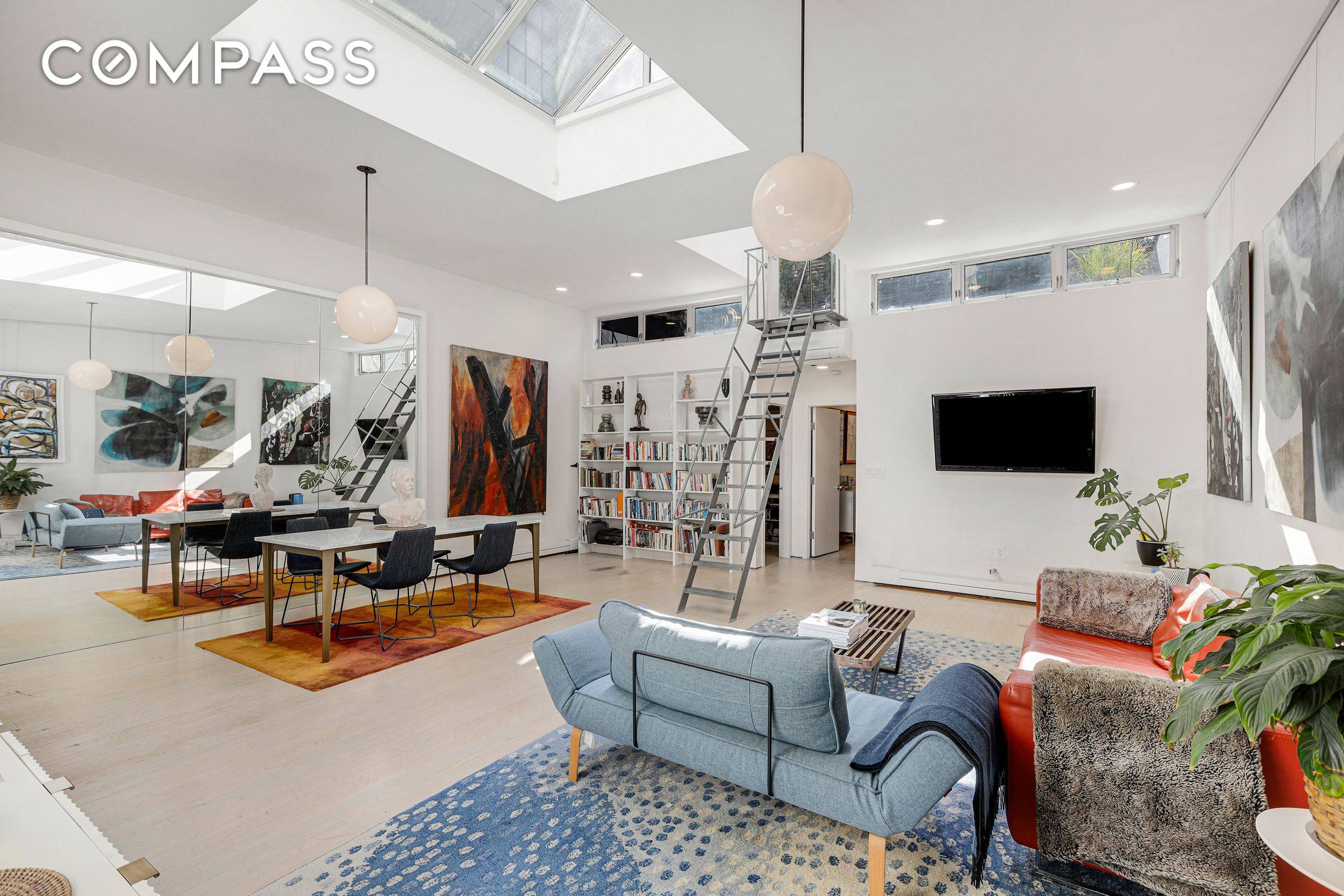 One of a kind ! Sprawling and bright 1, 413 square foot two bedroom one bath loft home in the heart of Brooklyn vibrancy !