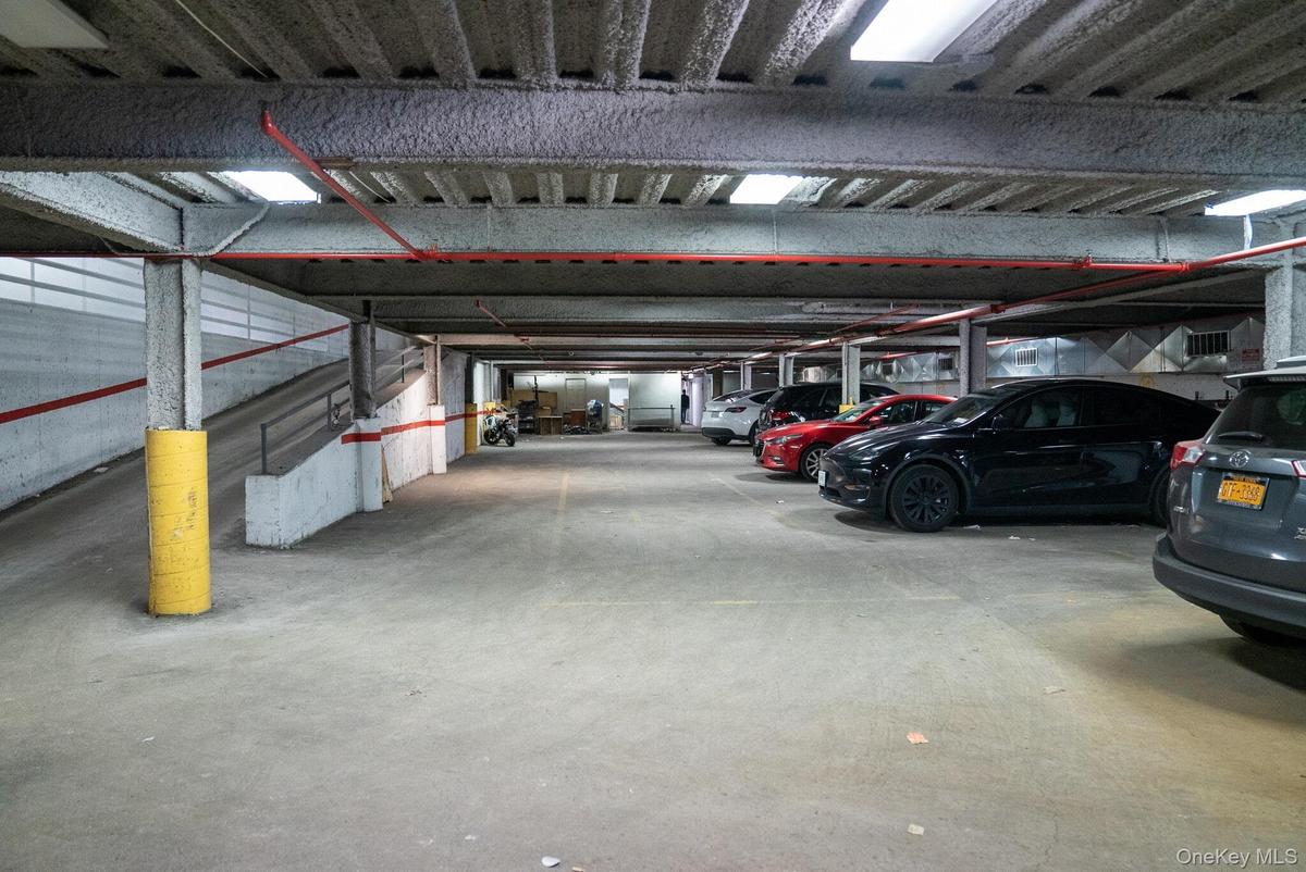 View of parking garage