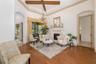 Formal Living Area features a gas fireplace