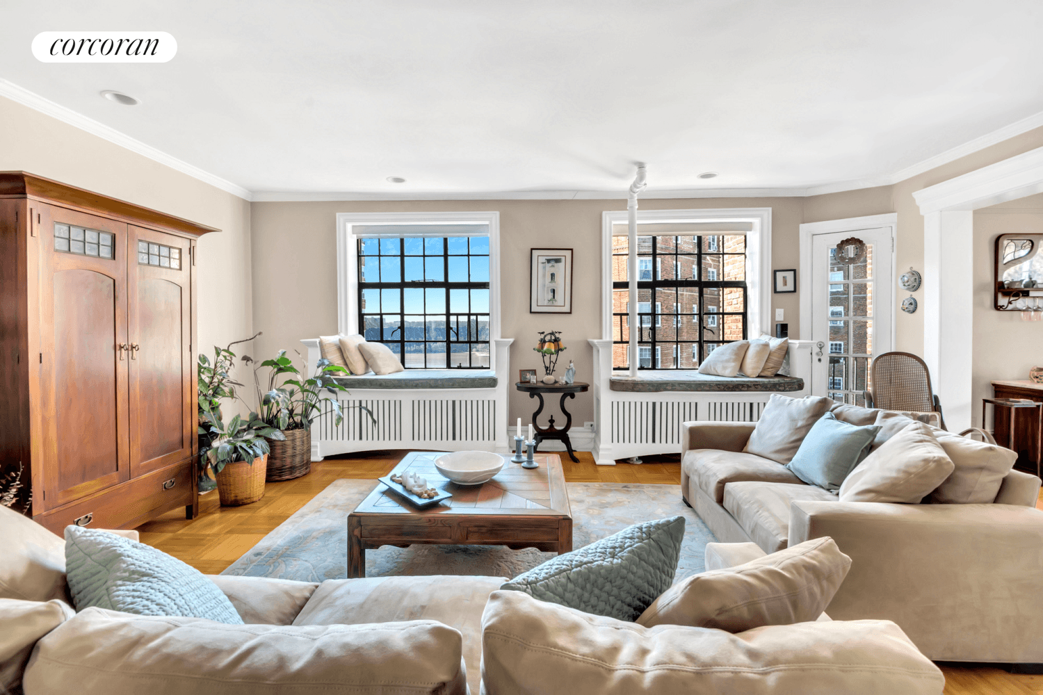 A GRAND AND HAPPY HOME ! Good karma abounds in this lovely top floor apartment so large you can get lost in it.
