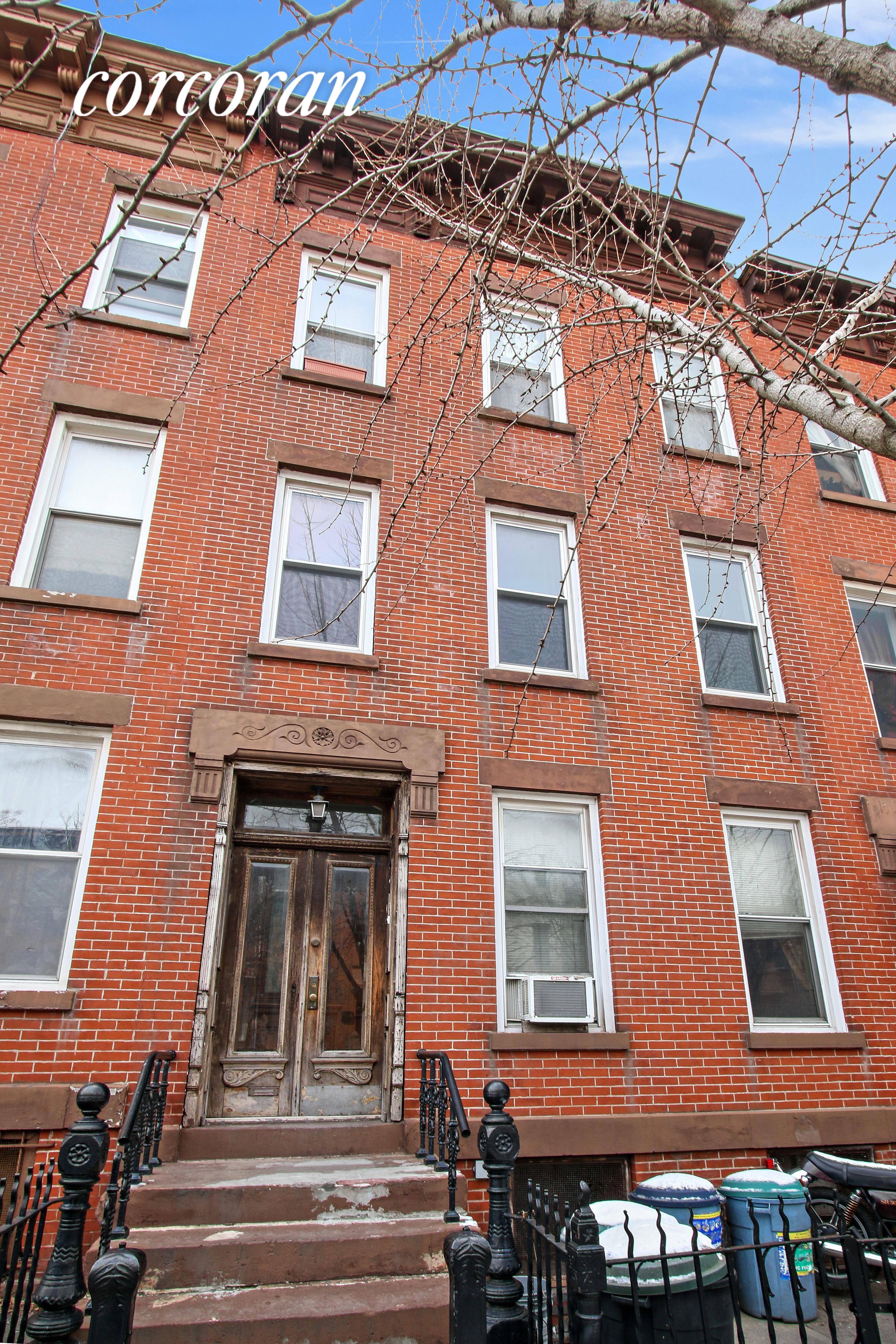 Great value in Gowanus ! This brick, three unit townhouse is located in the southern section of Gowanus.
