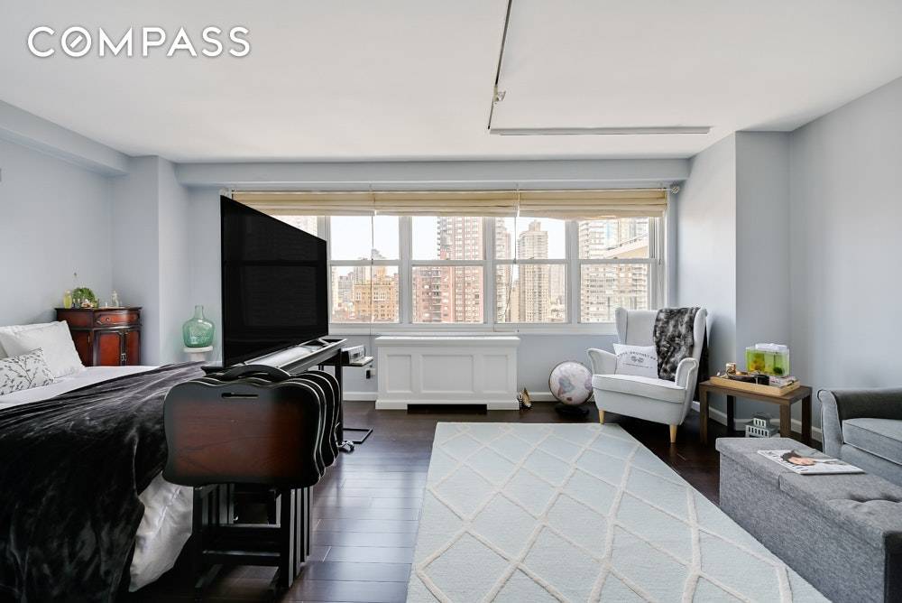 Incredible Wide Open North Views from this MINT Condition Upper East Side Sunny Studio.