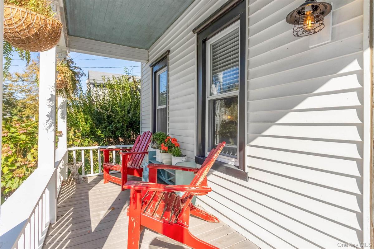 View of wooden porch