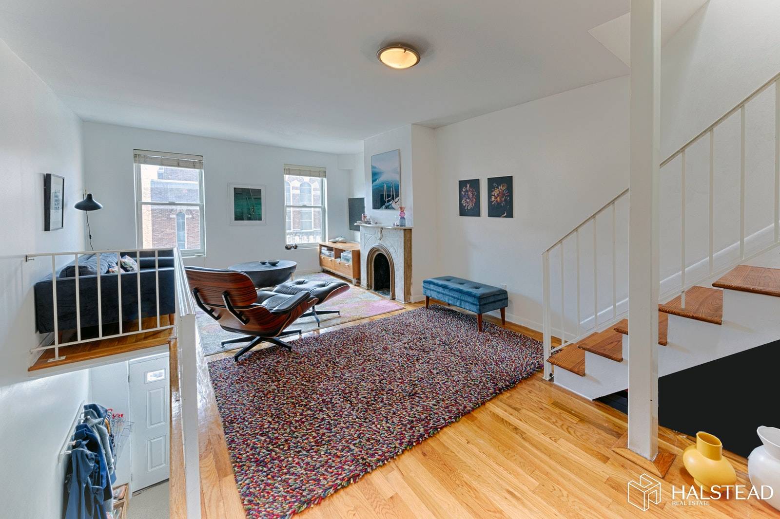 Unique sunblated duplex residence in a newly renovated townhouse in Park Slope !