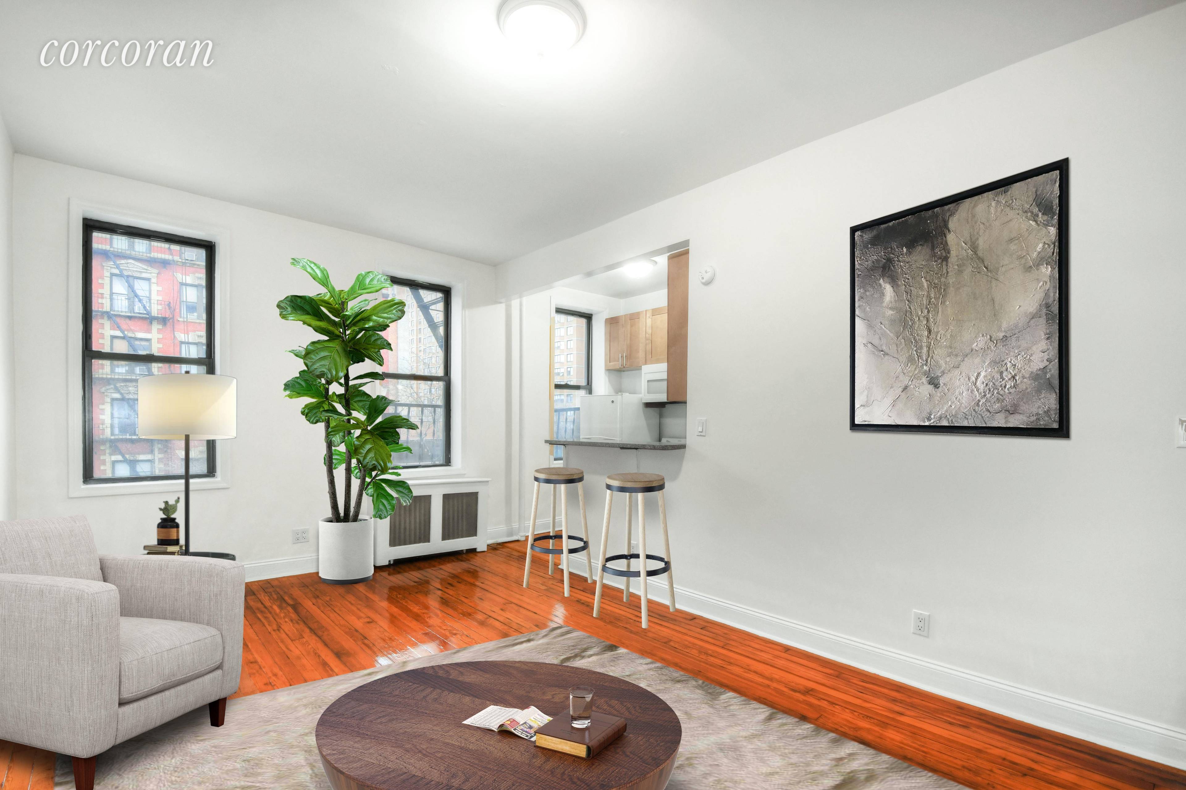 Make your home in this spacious one bedroom in the heart of the Murray Hill !