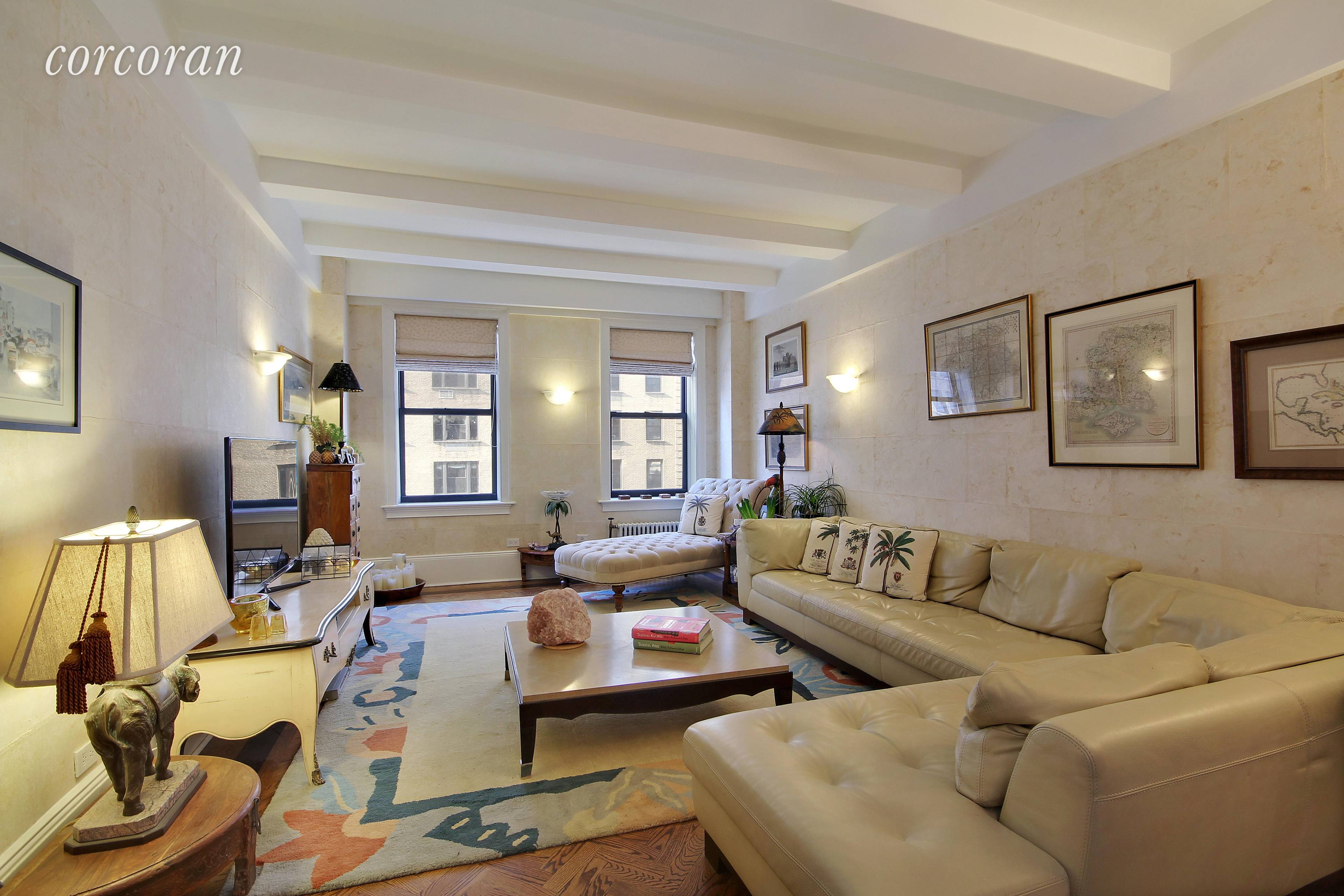 This charming, sun flooded, and spacious 3 bedroom convertible 4 bedroom home on a high floor is in one of the few prewar condos in Carnegie Hill.