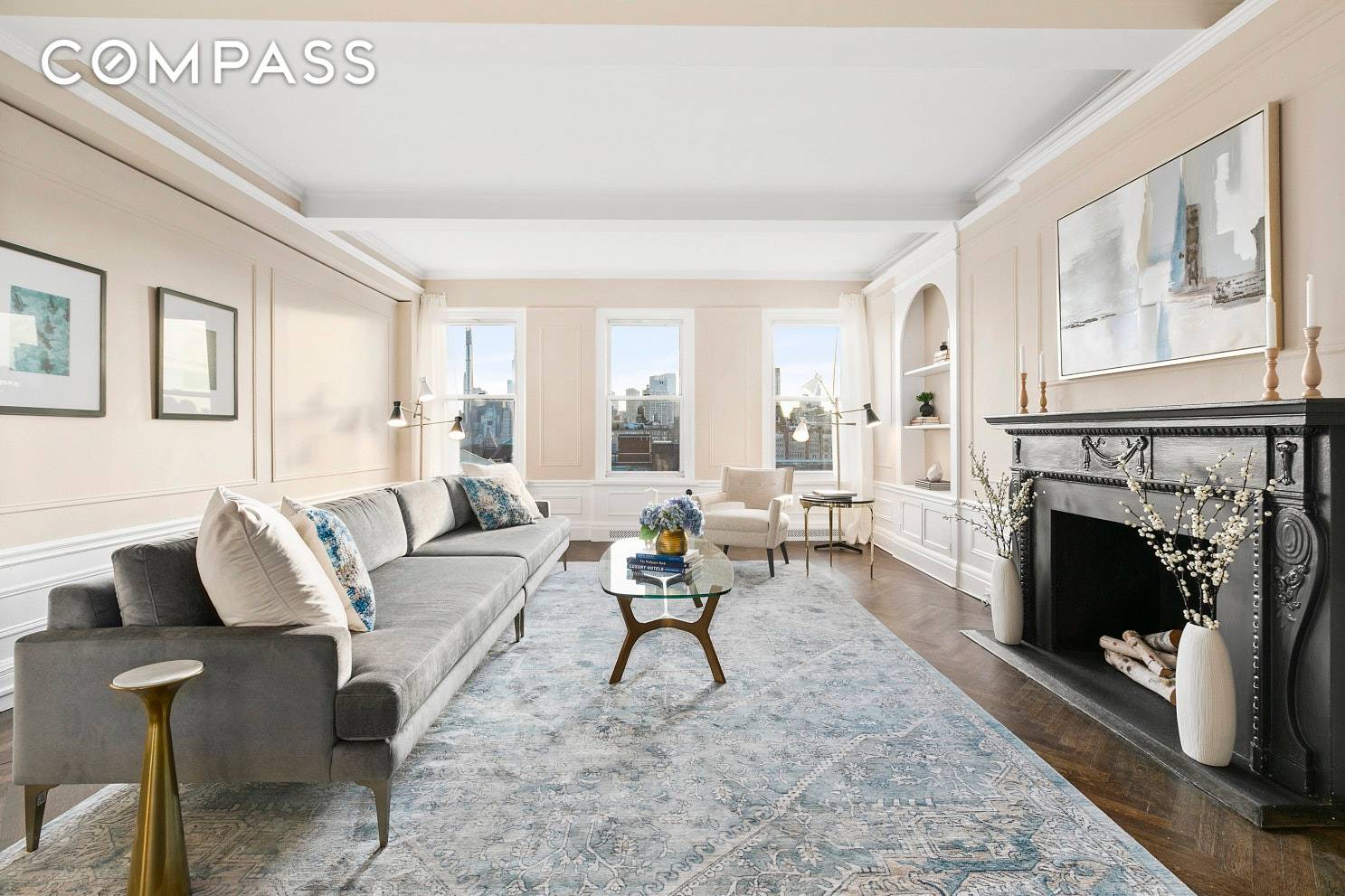 A high floor classic 7 room home located at 15 West 81st Street with sunny views soaring over the Museum of Natural History, sweeping across Central Park and capturing a ...