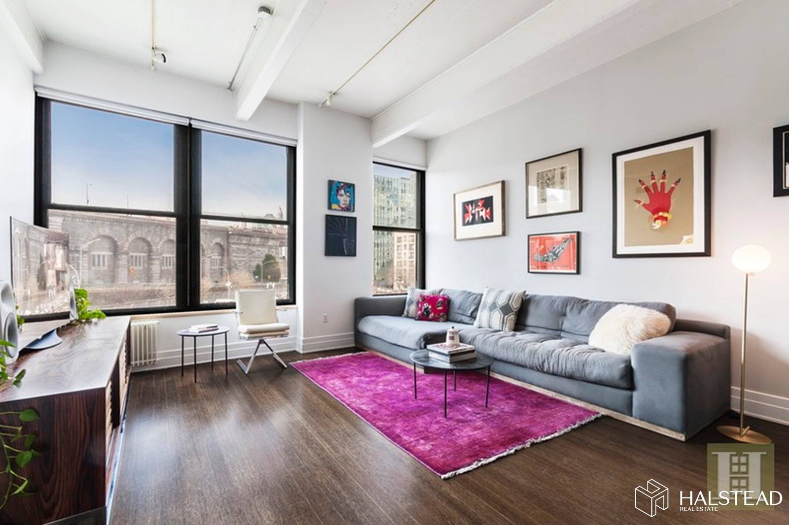 No Fee ! South west facing loft in 70 Washington St, one of Dumbo's most coveted condominiums.