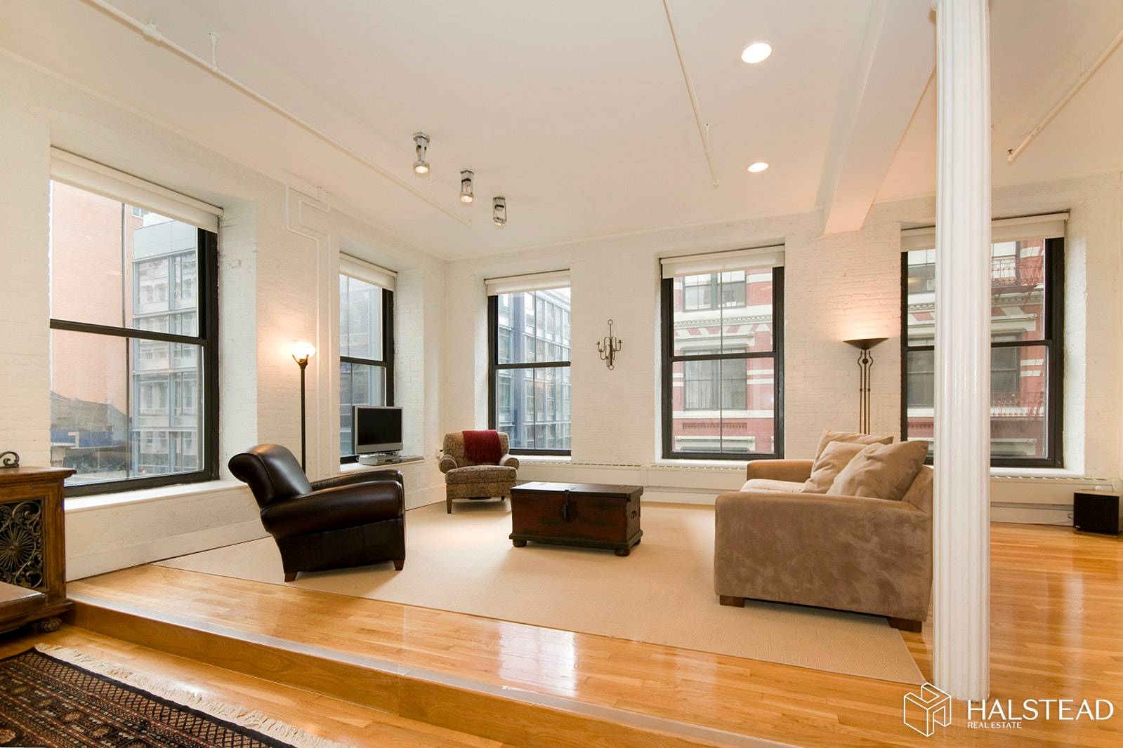 This fabulous 1700 square foot loft in the heart of historic SoHo, at Grand and Mercer, offers all the quintessential elements of an artist loft in a unique historic building ...